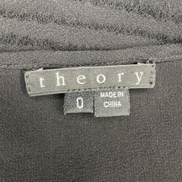 Theory Elegant Black Sleeveless Dres Size 0. E42 - Picture 9 of 13